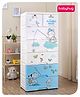 Babyhug 6 Layer High Density Plastic Storage Cabinet - Blue & Off  White