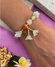 Digital Dress Room Flower Jade Stone Latkan Bracelet Rakhi