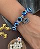 Digital Dress Room Elephant & Blue Evil Eye Rakhi Bracelet