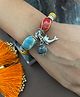 Digital Dress Room Dolphin Charms Stone Bracelet Rakhi