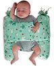 NeonateCare Unisex Infant Toddler Baby Anti Rolling Bolster Pillow, Baby Sleep Positioner Pillow for Newborn (Green)
