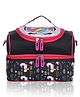 Echo Boomers Black Unicorn Printed Double Layer Insulated Tiffin Lunch Bag with Detachable Strap