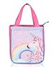 Echo Boomers Pink Unicorn Printed Lunch Bag- Insulated, Spacious & Stylish for School, Work, or Outings