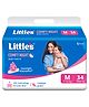 Little's Baby Diapers M Size (Medium) Pants Style | 7-12 kg | 34 Count | Comfy Night Baby Diaper Pants with Leakage Guard & Upto 12 Hours Absorption (34 Count, Pack of 1)