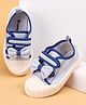 Cute Walk by Babyhug Velcro Closure Causal Shoes with Bow Applique - Blue