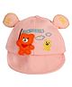 KIDLINGSS Bear Patch Embroidered Cap - Pink