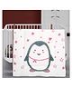 Carerio Pure Cotton Quilt Comforter - Baby Penguin Print - White