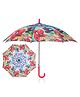John's Umbrella  Spiderman Print 2 Fold Straight Umbrella with  Whistle - Multicolor