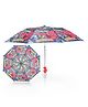 John's Umbrella  Spiderman Print 2 Fold Straight Umbrella with  Whistle - Multicolor