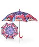 John's Umbrella  Spiderman Print Straight Umbrella with J Curve Handle - Multicolor