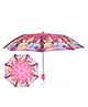 John's Umbrella  Disney Princess Print 2 Fold Straight Umbrella with  Whistle - Multicolor