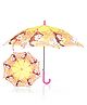 John's Umbrella  Disney Princess Print Straight Umbrella with J Curve Handle - Multicolor
