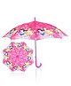 John's Umbrella  Disney Princess  Print Straight Umbrella with J Curve Handle - Multicolor