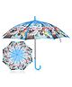 John's Umbrella  Disney Frozen Print Straight Umbrella with J Curve Handle - Multicolor