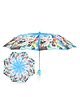 John's Umbrella  Disney Frozen  Print 2 Fold Straight Umbrella with Whistle - Multicolor
