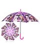 John's Umbrella  Disney Frozen Print Straight Umbrella with J Curve Handle - Multicolor