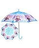 John's Umbrella  Disney Frozen Print Straight Umbrella with J Curve Handle - Multicolor