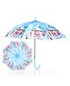 John's Umbrella  Disney Frozen Print Straight Umbrella with J Curve Handle - Multicolor