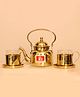 Indian Bartan Brass Teapot Set