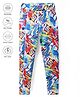 Pine Active Knit Full Length Super Stretch Leggings With Abstract Print - Multicolor