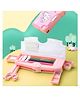 VELLIQUE Multi Functional Unicorn Magnetic Pencil Box for Kids Children Boys Girls - Pink