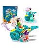VELLIQUE 3D with 360 Degree Rotation Gear Simulation Mechanical Sound and Light Dino Toy (Colour May Vary)