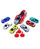 VELLIQUE Rapid Launcher Play Set Toy with 7 Die Cast Metal Car Multicolor