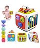 VELLIQUE 7 in 1 Montessori Sensory Toys for Baby 18 Months Newborn Girl Boy Educational Gift Motor Skills Activity Cube Games for Children 1 2 Years Birthday Gift