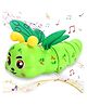 VELLIQUE Baby Crawling Toys Musical Caterpillar Toys For Early Learning Educational Toy Walking Toddler Birthday Gift - Green