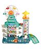 VELLIQUE Ferris Wheel & Elevator Car Adventure- 4 Level Parking with Light Music with Mini Cars & Vans-Garage Parking Lot Play Set for Kids