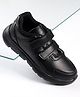 Pine Kids School Shoes with Velcro Closure - Black