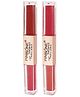 Pinkline 2 IN 1 Waterproof Long Lasting Professional Creamy Matte Lipstick (Pack of 2) (Dark Tera Cotta, Indian Red, 12 ml)