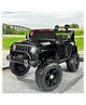 JN Creations 12V Police Kids 4X4 Jeep Battery Operated Ride on MI 111 with Remote Control & Police Siren - Black
