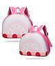 Bembika Kindergarten Bag - Korean Style kindergarten backpack - Stylish School Bags For Kids curved shoulder straps - Perfect Toddler Backpack Design (Roll Cake)