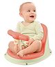 Bembika Baby Bath Essential Premium Baby Bather for Newborns and Toddlers Stylish Baby Bath Seat and Bath Tub Seat Perfect Shower Bench and Learning Chair for Your Little One (Pink Green)