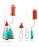 Bembika Baby Bottle Brushes: The Ultimate Bottle Brush Set For Your Baby'S Feeding Bottle Brush And Nipple Cleaner Brush Needs Green -(Dinosaur Bottle Brush 4-Piece Set Including Base)
