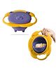 Bembika Baby Feeding Bowl - Exceptional-Quality Kids' Bowl For Easy Feeding - Compact And Stylish Baby Anti-Scalding And Anti-Fall Food Bowl With Perfect 360° Degree Rotating For Kids (Purple Blue) 450 ml