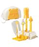 Bembika Baby Bottle Brushes: The Ultimate Bottle Brush Set For Your Baby'S Feeding Bottle Brush And Nipple Cleaner Brush Needs Mango Yellow-Portable 8-Piece Set
