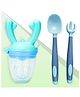 Bembika Baby Feeding Spoon & Nibbler Set The Ultimate BPA Free Baby Weaning Spoon Baby Self Feeding Spoon Fruit Nibbler for Babies A Solution for Feeding Training