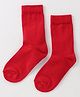 Model Winterwear Solid Colour Socks - Red