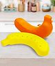 VGRASSP Banana Storage Case For Kids - Banana Box With Small Vents For School And Outdoor - Color May Vary (Pack Of 2)