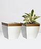 Ecofynd Midland Metal Tapered Planter