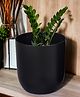 Ecofynd Round Metal Planter