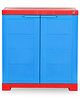Cello Novelty Compact Plastic 2 Door Cupboard With Shelf, Red and Blue