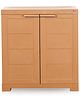 Cello Novelty Compact Plastic 2 Door Cupboard With Shelf, Wood