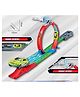 SVE Single Loop Track Racer Car Toy Set for Kids with Launcher Will Make 360° Spin, Inertia Car Racing Track Toy Set - Multicolor