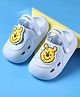 Babyoye Disney Clogs with Backstrap Winnie the Pooh Applique - Sky Blue