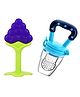 Sparkle Joy Baby Silicone Fruit Teether & Fruit Feeder Combo Pack Of 2 - Multicolor