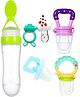 Sparkle Joy Baby Fruit Feeder Pacifier Silicone Baby Food Dispensing Spoon 90 ml Fruit Teether- Multicolor