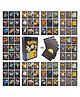 OPINA Pokemon Cards 55 Pcs Waterproof Black Card & 55 Playing Cards  (Black, Design May Vary)